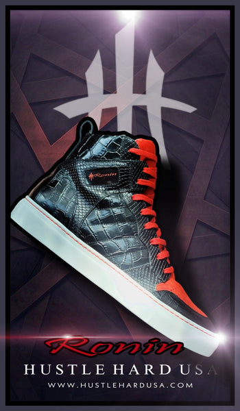 HustleHardUSA "RONIN" Custom Leather Sneakers (Samurai Line)