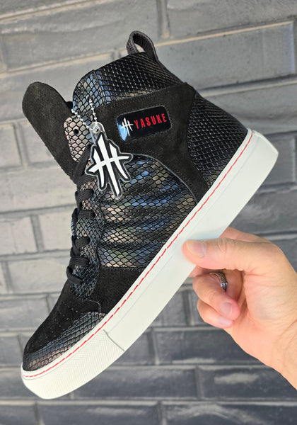 Y A S U K E (Black Samurai) HUSTLER Custom Leather Sneakers