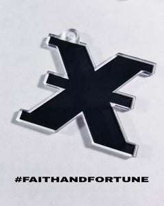 1.5" #FAITHANDFORTUNE #FlyFella Acrylic Charm