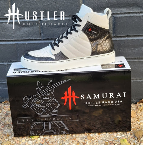 HustleHardUSA SAMURAI (S1) Custom Leather Sneakers