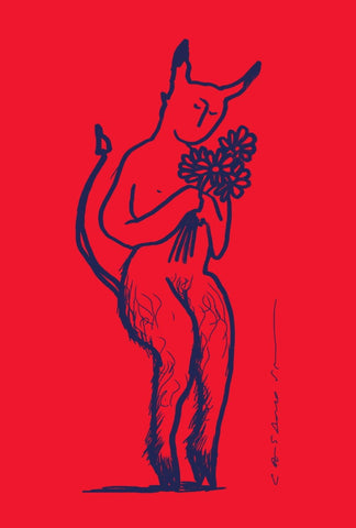 ROJO - RED LOVE Art Poster